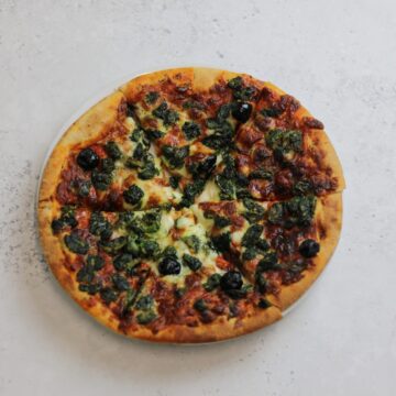 Frozen Pizza in Air Fryer - My Delicious Cravings