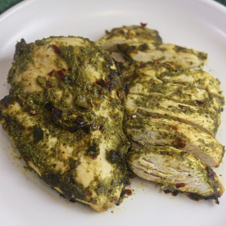 Air Fryer Pesto Chicken Breast Recipe My Delicious Cravings