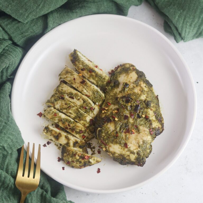 Air Fryer Pesto Chicken Breast Recipe My Delicious Cravings