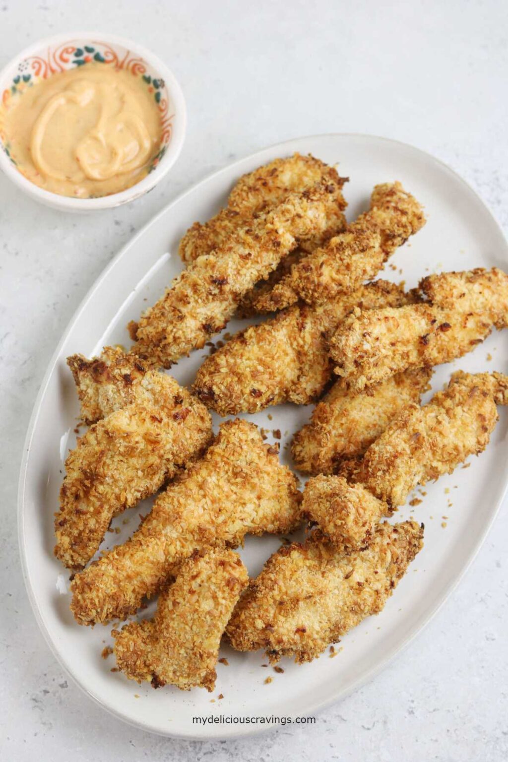 Air Fryer Coconut Chicken Strips (Crispy Tenders)