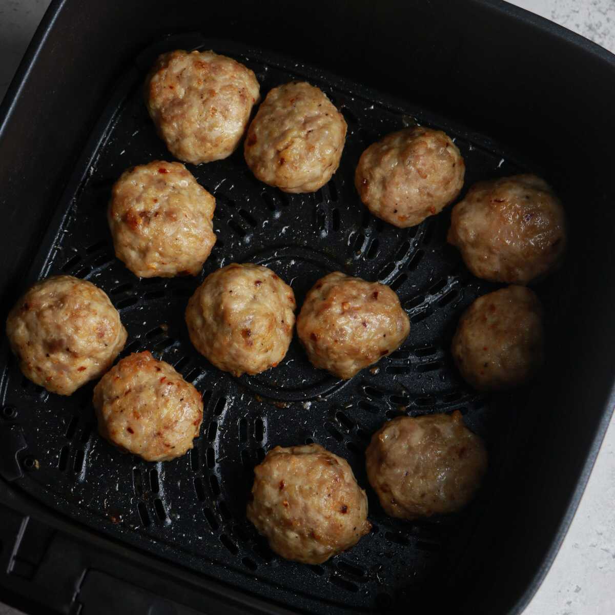 chicken meatballs in air fryer